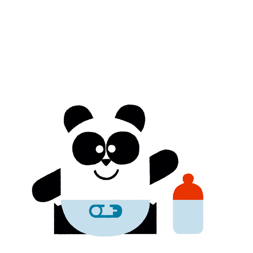 geboortekaartje panda